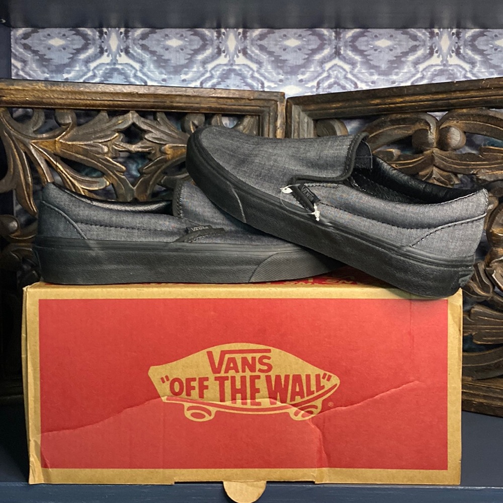Vans Classic Slip-On Mono Chambray Blk/Blk